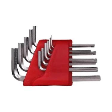 Imagem de Conjunto De Chaves Em L Mini Métrico Imperial 5 8 11 Peças Kit De Ferr