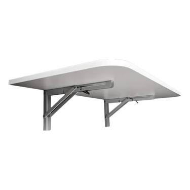 Imagem de Mesa de cozinha extensível para parede, tipo suspensa, tipo dobrável (Branco)