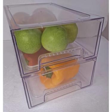 Imagem de GAVETEIROS PRIME ORGANIZADOR DE GELADEIRA/MULTIUSO (2 GAVETEIROS)