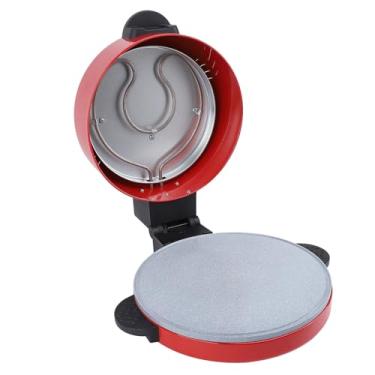 Imagem de TOPINCN Máquina de Pizza Elétrica de Bancada, Aquecimento Rápido de 1800 W, Controle Automático de Temperatura, Superfície Antiaderente Com de Cozimento Inteligente, para (Regulamentos Europeus 220V)