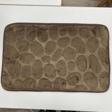 Imagem de Tapete Soft Antiderrapante Super Macio 60x40cm – Tapete Absorvente em Poliéster para Banheiro, Sala e Quarto(Unidade 1-Marrom)