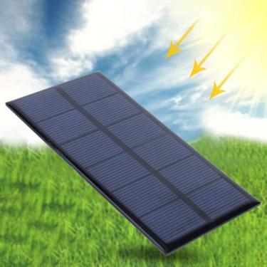 Imagem de KIMISS Painel de Célula Solar de Silício Cristalino Portátil 1W 3V para Fonte de Carregador de Energia DIY Externa - Ideal para Carregamento de Bateria e Aparelhos Movidos a Energia Solar