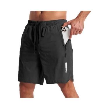 Imagem de Bermudas De Verão Masculinas Para Corrida, Academia, Fitness, Treiname