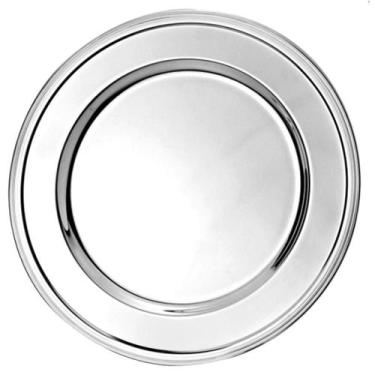 Imagem de Prato Sousplat em Aço Inox 33cm  - Daterra