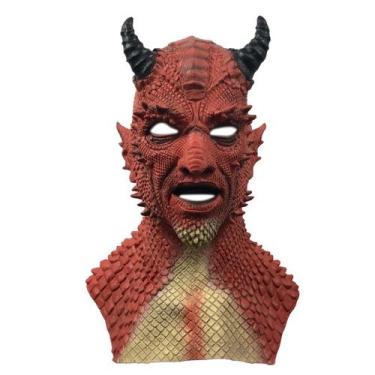 Imagem de Máscara Belials Diablos Latex para fantasia de carnaval de Halloween -