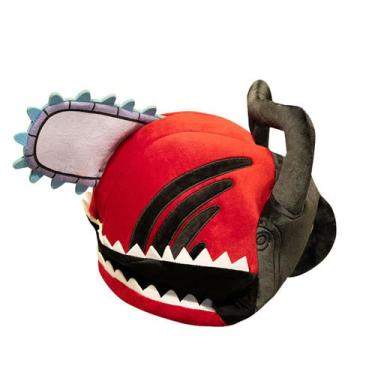 Imagem de Boneca de pelúcia Chainsaws Mans Spoof Hat 35 cm Anime - yiweisai