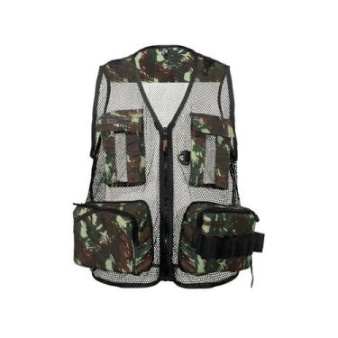 Imagem de Colete De Pesca Resistente Super Fresco Verão Belli Fishing, Tam. 2 (G