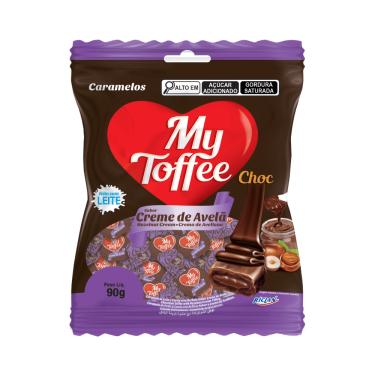 Imagem de BALA DE CARAMELO MY TOFFEE CHOCOLATE RECHEIO CREME DE AVELA 90G