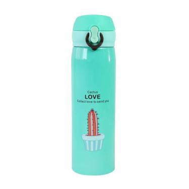 Imagem de Garrafa Isotérmica Aço Inox Trava Vacuum Cup 400ml - M&C New , Tiffany