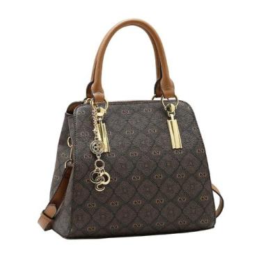 Imagem de Bolsa Satchel Monograma Pontilhado - Alça de Mão - Chenson 3485532 - C