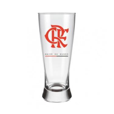 Imagem de Copo Flamengo Tulipa 300ml Taça Americano Cerveja Chopp Vidro Futebol 