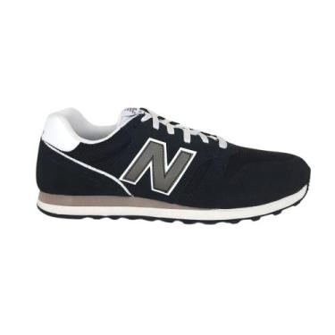Imagem de Tênis de Corrida New Balance 373v2 Masculino, 39, Preto, Verde