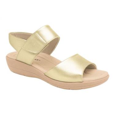 Imagem de Sandália Piccadilly 239016 Feminino, Ouro, 35
