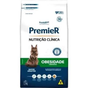 Imagem de Ração Premier Nutrição Clínica Obesidade para Gatos 1.5kg.