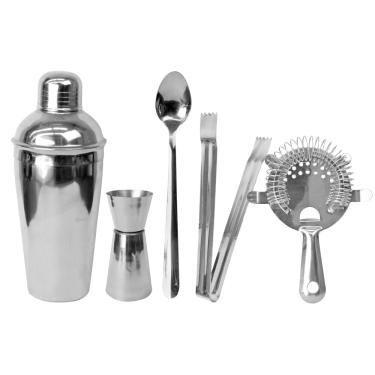 Imagem de Jogo Bar Coqueteleira Inox 5 Peças 500Ml 