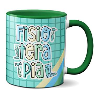Imagem de Caneca Fisioterapeuta Profissional Fisioterapia Profissão (Verde)