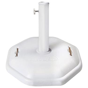 Imagem de Base Para Guarda-Sol Ombrelone Octagonal Concreto Branco Com Alça 30Kg 003757 - Mor