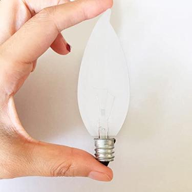 Imagem de Kit 10 Lâmpada Vela Bico Torto Fosca E-14 40w 220v