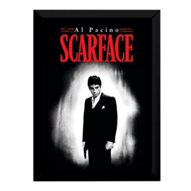 Imagem de Quadro Scarface Filme Arte Poster Moldurado Decoração - Fanarte