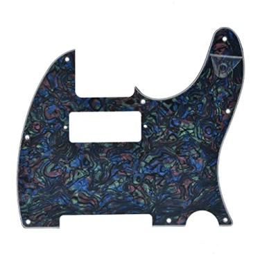 Imagem de KAISH Tele Style Pickguard Guitar Pick Guard Scratch Plate com Mini Humbucker Pickup Hole para Tele/Telecaster Abalone Pearl