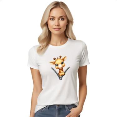 Imagem de Camiseta Baby Look Girafa no ziper - Alearts, P