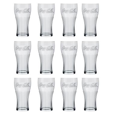 Imagem de Copo Contour Coca Cola Transparente 300Ml 12 Unidades Nadir