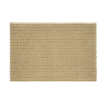 Imagem de Jogo Americano Copa E Cia Avulso Celebrate Retangular Palha E Dourado