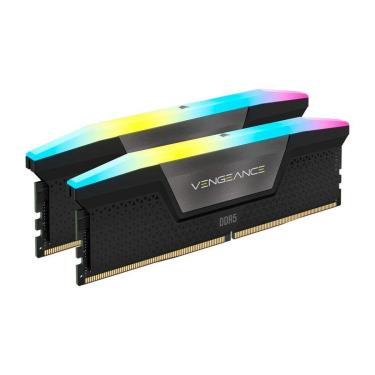 Imagem de Memória RAM Corsair Vengeance, RGB, 32GB (2x16GB), 6000MHz, DDR5, CL38, Intel XMP CMH32GX5M2B6000C38-Unissex