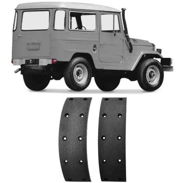 Imagem de Lona Freio Mão Toyota Bandeirante 68 a 90 Traseira Fras-le