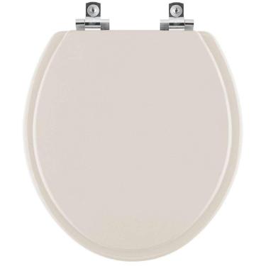 Imagem de Assento Sanitário Com Amortecedor Convencional Oval Amendoa Para Vaso Deca
