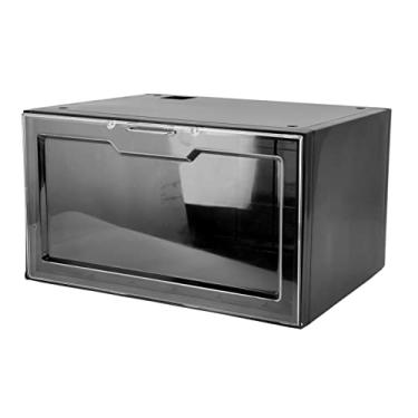 Imagem de LED CE Controle Transparent Shoe Storage Box, Vitrine Capaz de Exibição de Tênis Com Carregamento USB para Casa e Shopping (Vermelho) (Preto)