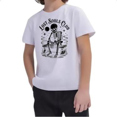 Imagem de Camiseta Infantil Caveira Lost Souls Club - Alearts, 2
