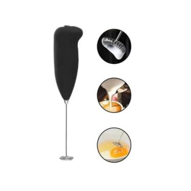 Imagem de Misturador Mixer Elétrico Portátil Perfeito para misturar leite, café, chocolate quente(azul)