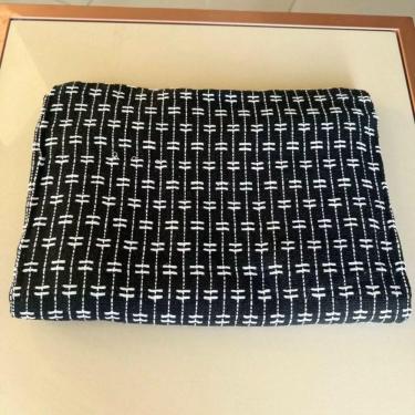 Imagem de Manta Para Sofá De 2 Ou 3 Lugares Preto E Branco Grande 100% Algodão 2,50x1,80 Gigante