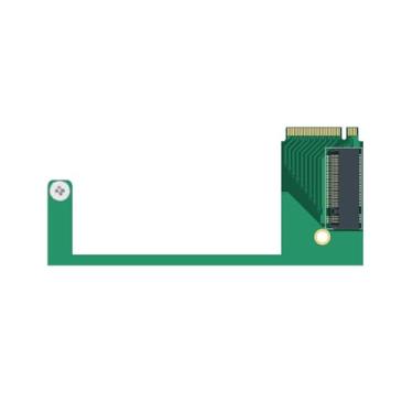 Imagem de suckoo Adaptador SSD M.2 NVMe para dispositivos portáteis MSI, placa conversora SSD 2230 a 2280, placa de expansão PCIe 4.0 verde