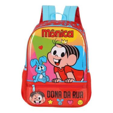 Imagem de Mochila Turma Da Monica Escolar Meninas Grande Original - Luxcel