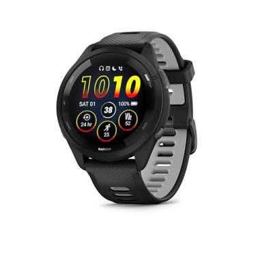 Imagem de Garmin Relógio Forerunner 265 Music Preto com Cinza 46mm com Monitor Cardíaco de Pulso e GPS