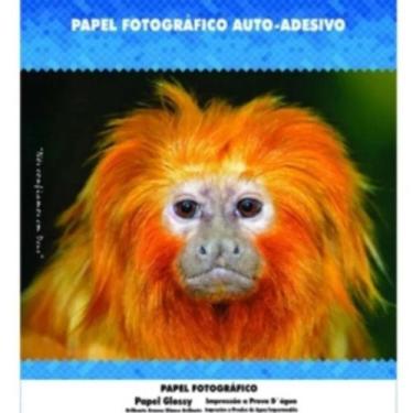 Imagem de Papel Fotográfico Masterprint ORIGINAL Adesivo Glossy 130g A4 à Prova 