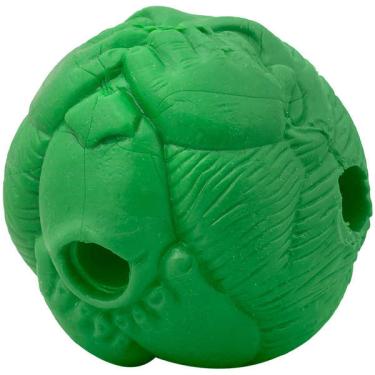 Imagem de Bola Macaquinho Pet Games com Dispenser de Ração ou Petisco Verde - Tam. P