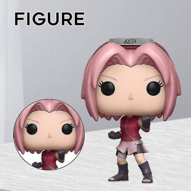 Imagem de Figura Sajy Pop Anime Sakura Naruto Shippuden 10 cm em PVC