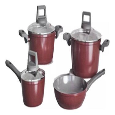 Imagem de Conjunto De 4 Panelas Antiaderente De Cerâmica Soft - Jomafe