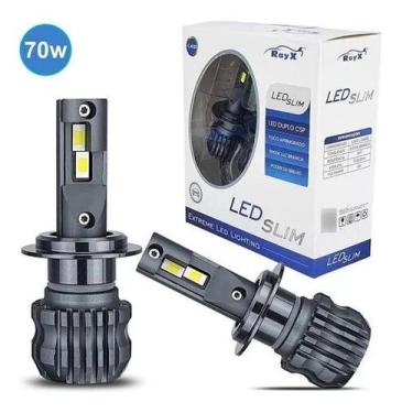 Imagem de Ultra Led Slim Rayx 11.000 Lumens 70w 6000k H1 H3 H4 H7 H11 H16 Hb3 Hb