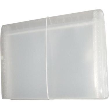 Imagem de Pasta Sanfonada Plástica Duplicata 12 Divisões Cristal - ACP
