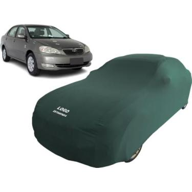Imagem de Capa Carro Toyota Corolla Xei Tecido Helanca Resistente - Mz, Verde
