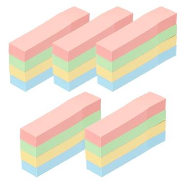Imagem de PATIKIL Bandeiras de notas adesivas 7,5 x 1,75 cm, 30 peças de marcadores de página de páginas adesivas para casa, escritório, sala de aula, livros, papéis, cadernos, 4 cores