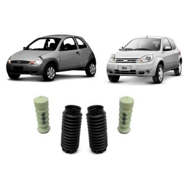 Imagem de Par Kit Batente Ford ka Traseiro (1997 Até 2007) 1.0/1.3/1.4/1.6 - Spa