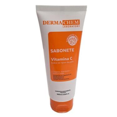 Imagem de Sabonete Dermachem Facial 100ml Vitamina C Pele Uniforme e Sem Manchas
