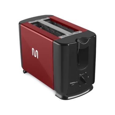 Imagem de Torradeira Duo Automática Gourmet 6 Opções De Tostagem Vermelha Multilaser