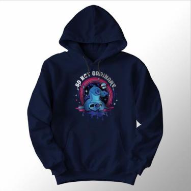 Imagem de Blusa Moletom Canguru Personalizado Stitch De Ponta Cabeça - Lobo Sete