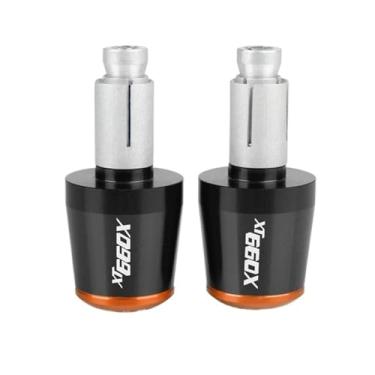 Imagem de Extremidades das manoplas do guidão da motocicleta, tampas das extremidades dos manoplas, acessórios deslizantes de peso para XT660 X XT660X 2004-2017 2005 2006 2007 2008 2009 2010